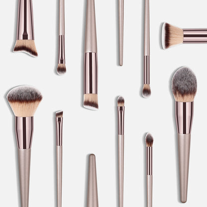 Zoe - 10 Pcs Makeup Brush Set