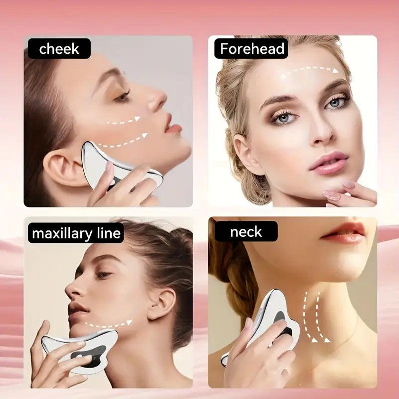 Gua Sha Massager med Rödljusterapi