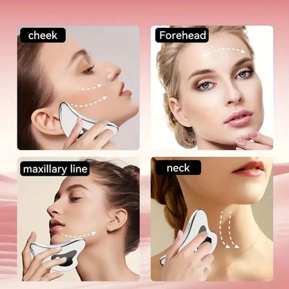 Gua Sha Massager med Rödljusterapi
