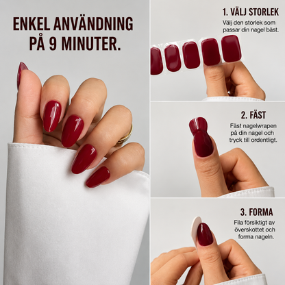 Gel Nail Wraps UV-fria