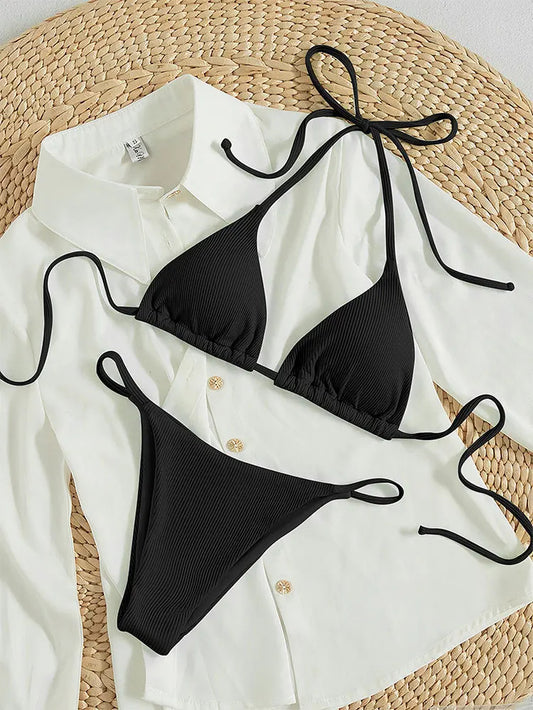 Bikini con cordones