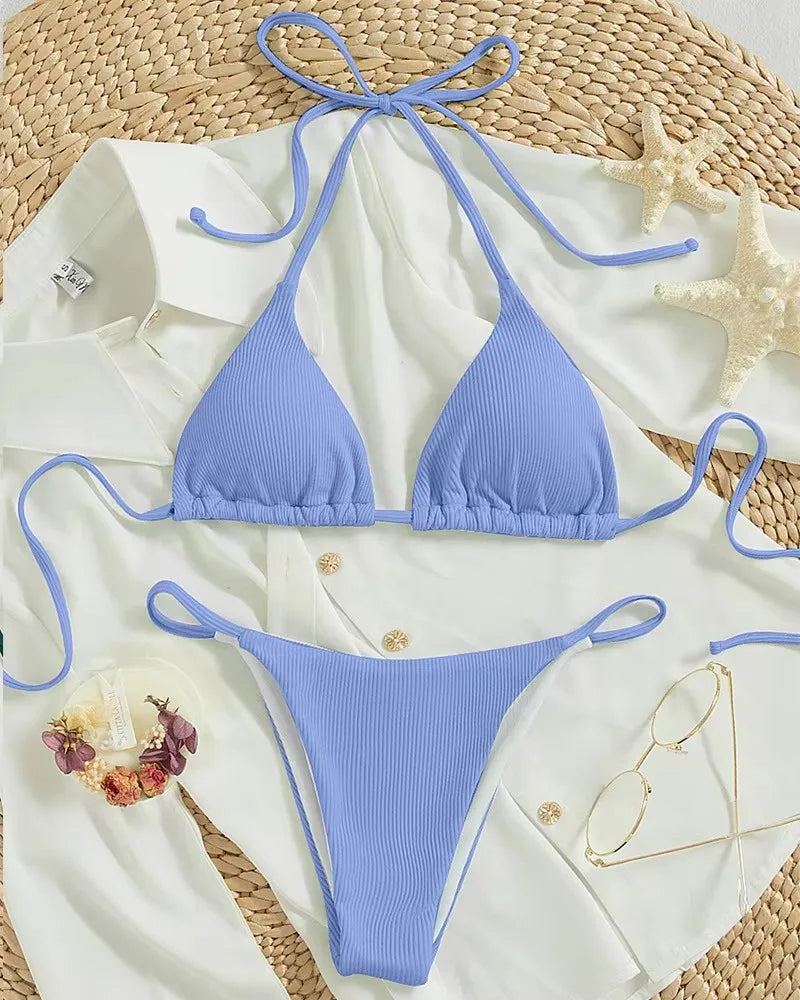 Bikini con cordones