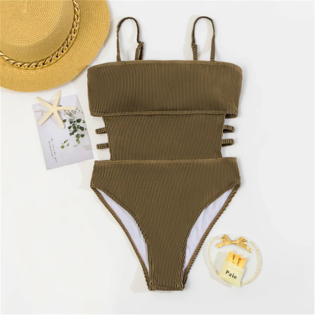 Traje de baño esculpido