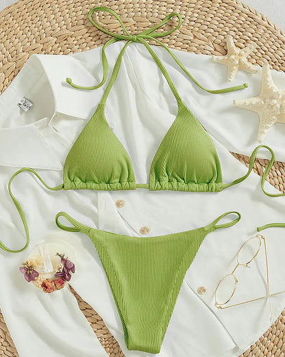 Bikini con cordones