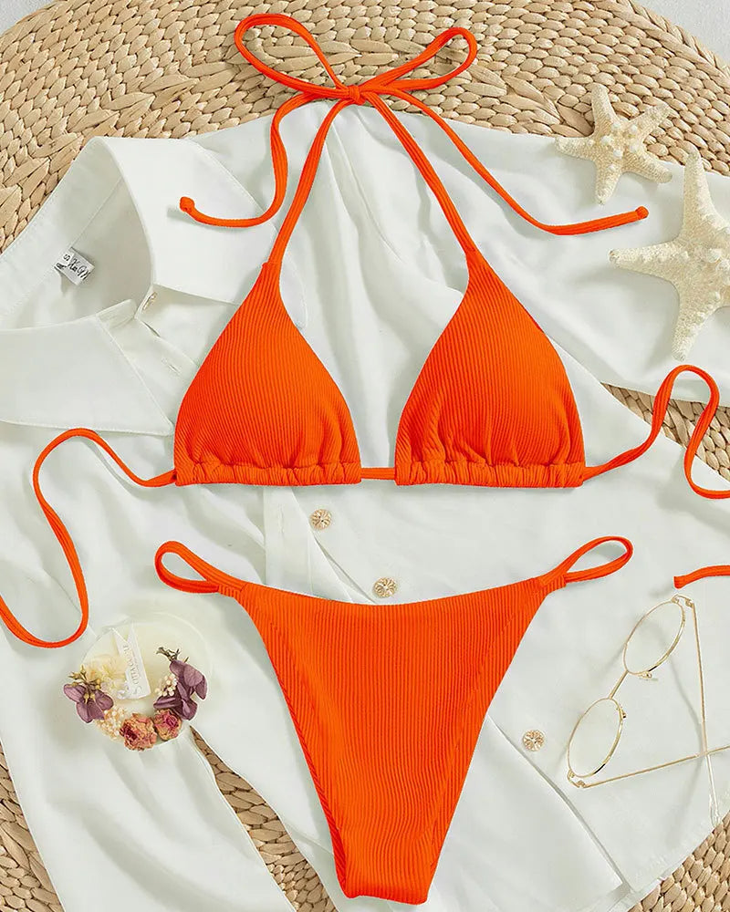 Bikini con cordones