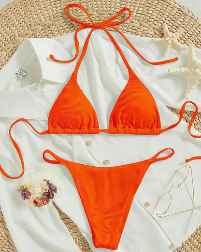Bikini con cordones