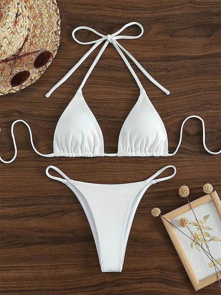 Bikini con cordones